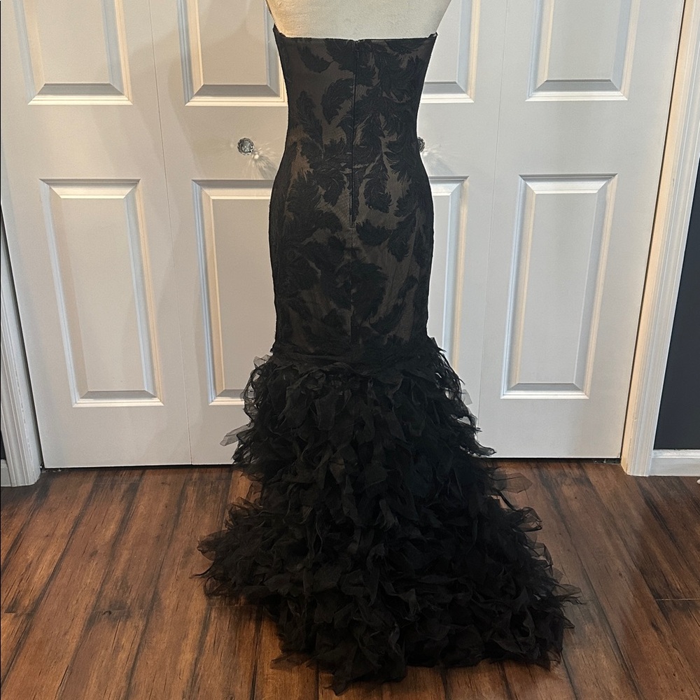 Tadashi Shoji Black and Gold Lace Dress, NWOT - Picture 5 of 9